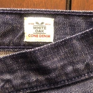 Levi’s 501 white oak cone denim.
